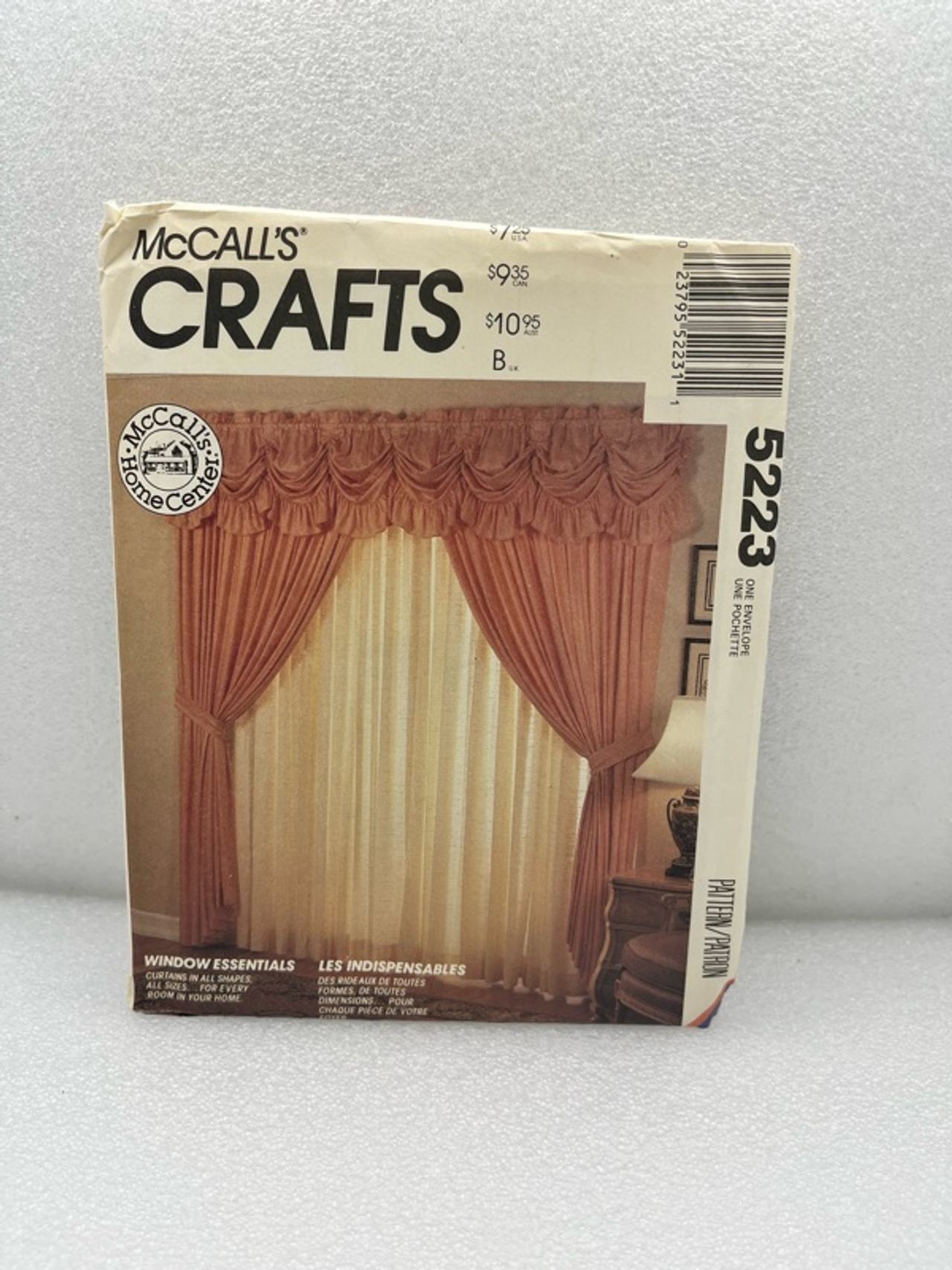 McCall's 5223 Curtains Sewing Pattern