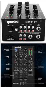 Gemini MXR-01 BT 2-Channel DJ Mixer with Bluetooth - Image 4