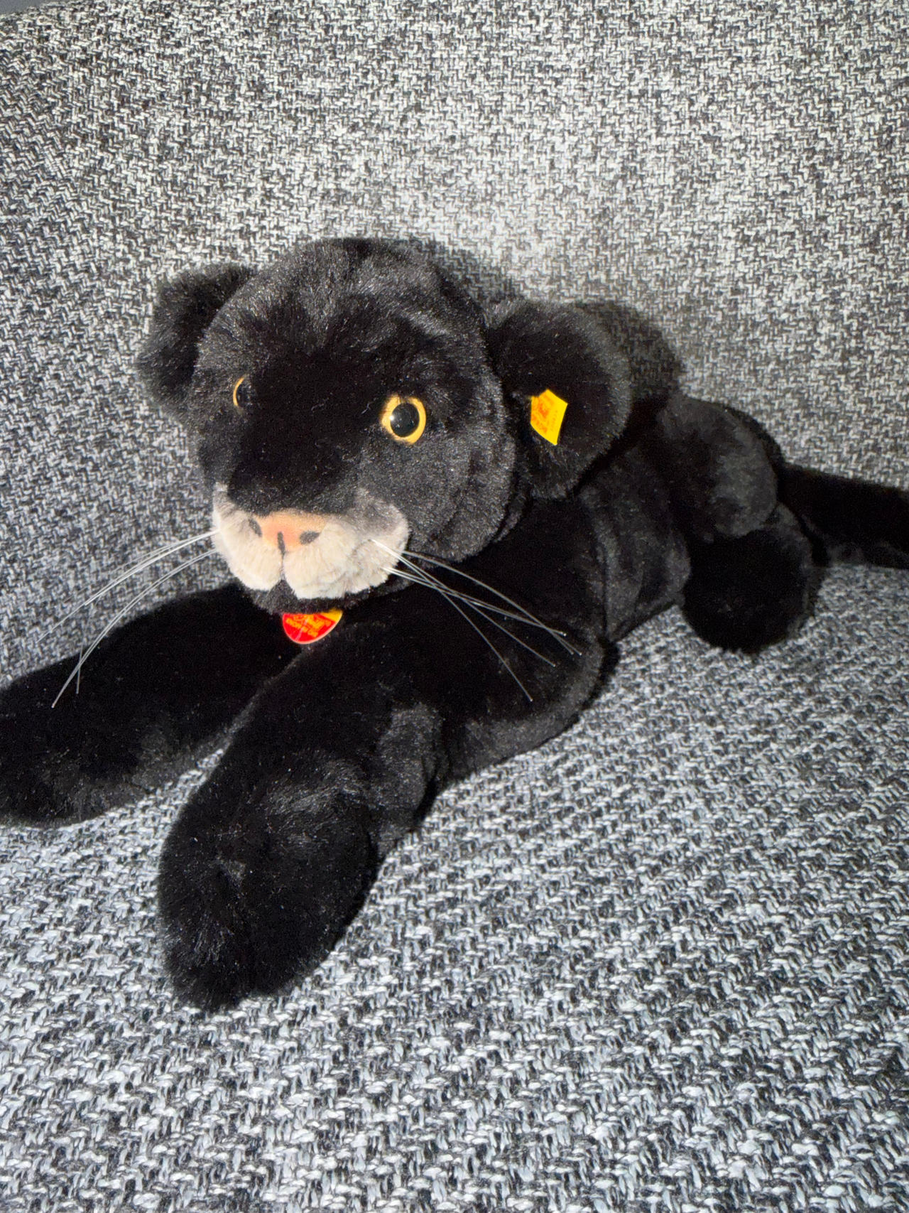2 FEET LONG Steiff Pummy Panther Plush 24” to tail Doll Jungpanther
