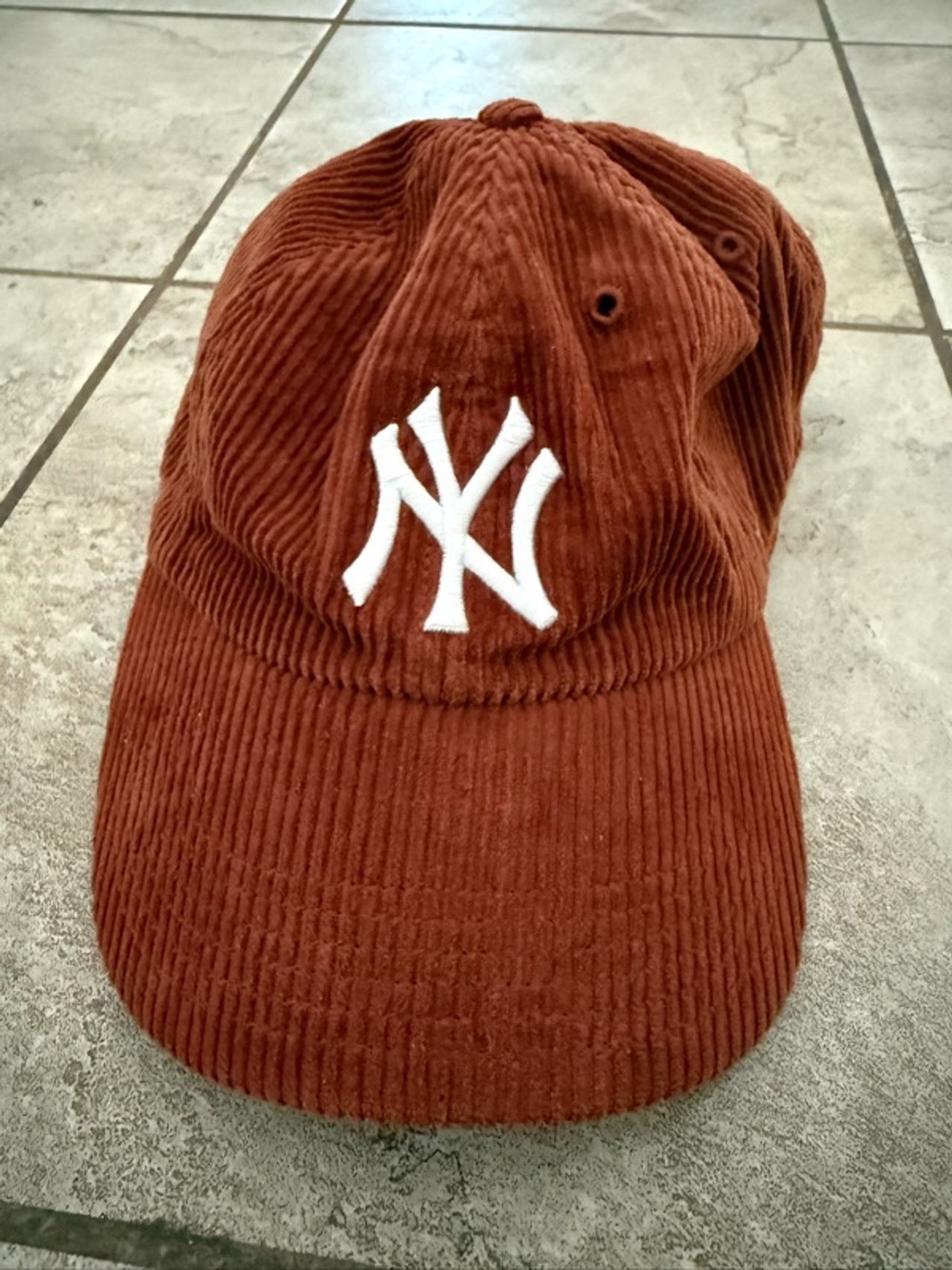 New Era New York Yankees Corduroy Baseball Cap Brown