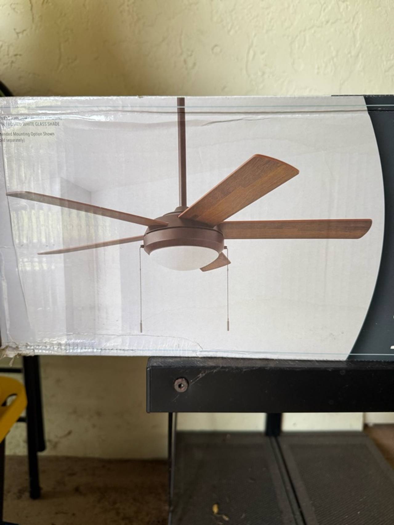 Hampton Bay Claret 52" Oil Rubbed Bronze Ceiling Fan with Light