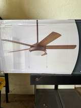 Hampton Bay Claret 52" Oil Rubbed Bronze Ceiling Fan with Light - Image 1