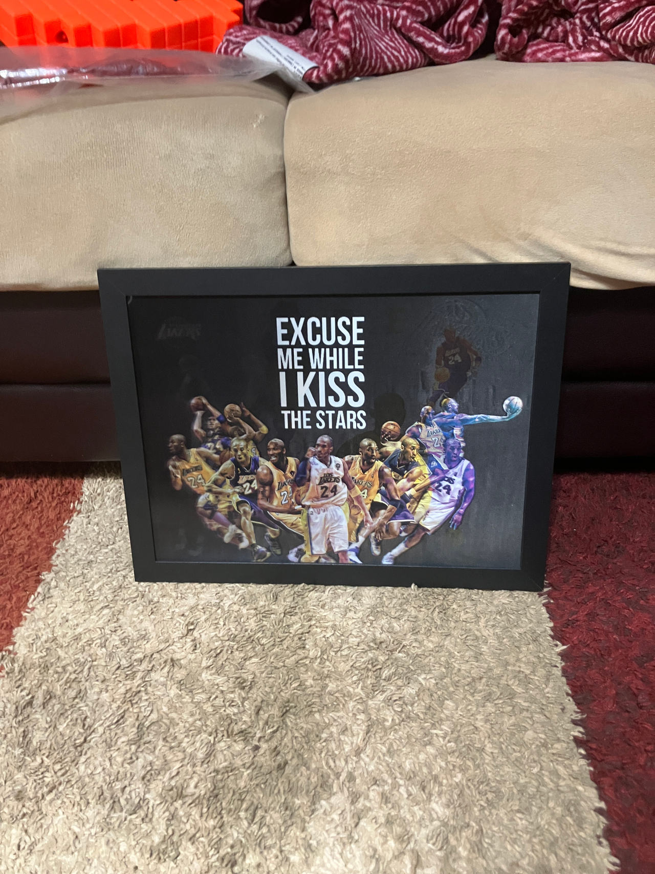 Kobe Bryant Lakers Art Print