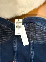 Express Denim Strapless Bustier Top - Image 5