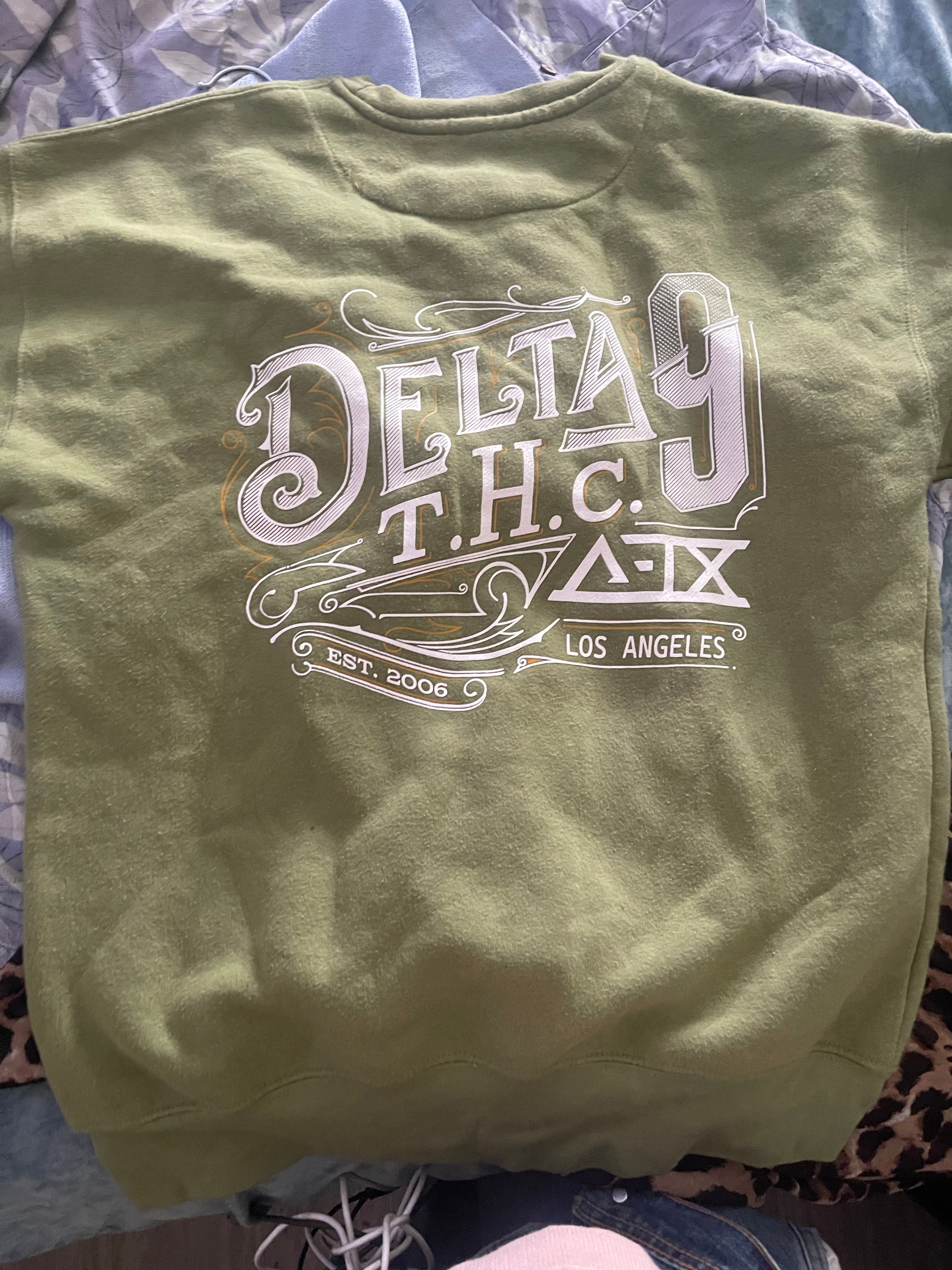 Delta 9 THC Los Angeles Crewneck Sweatshirt