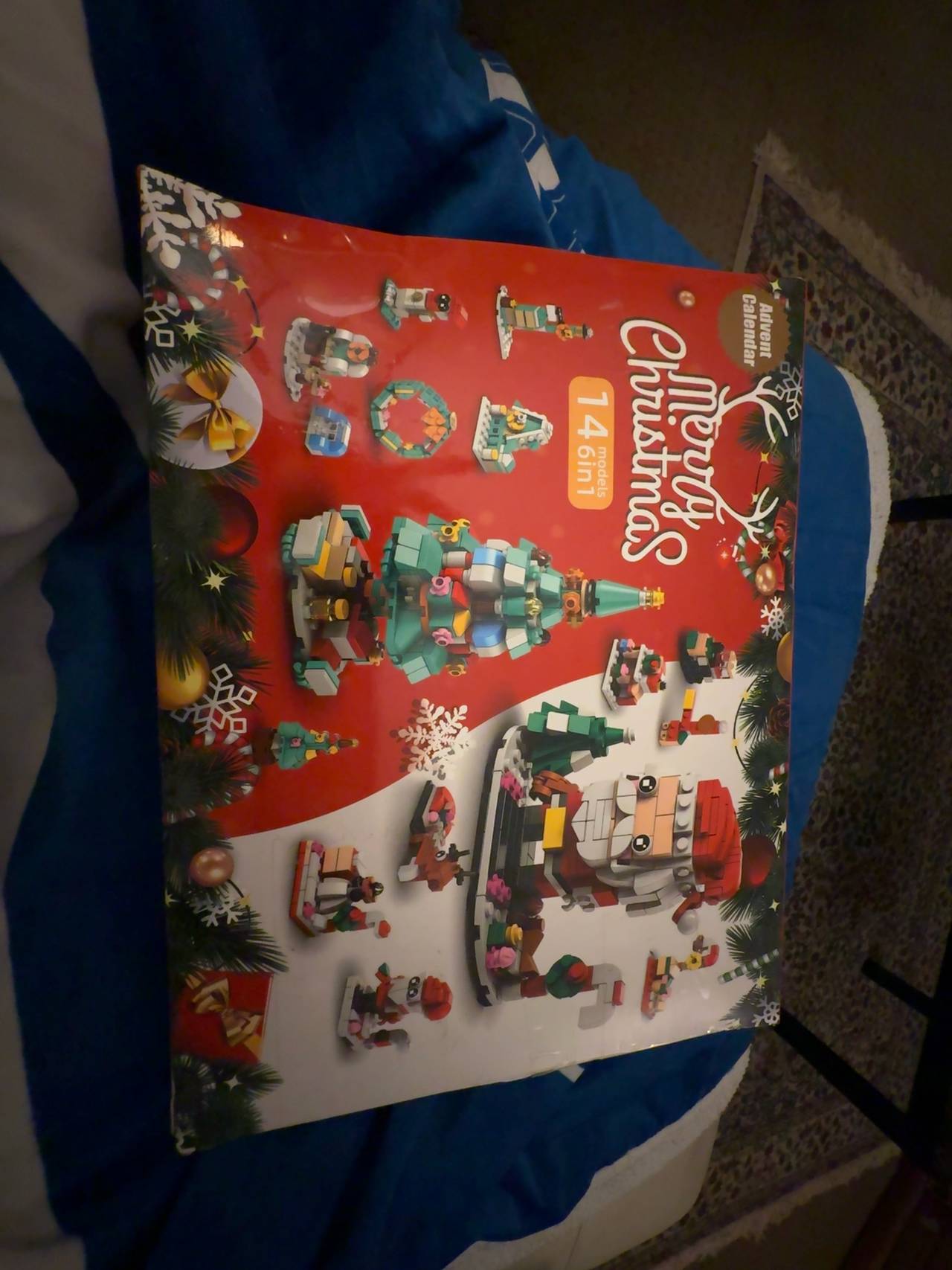 Joyfy Christmas Advent Calendar Building Blocks Set