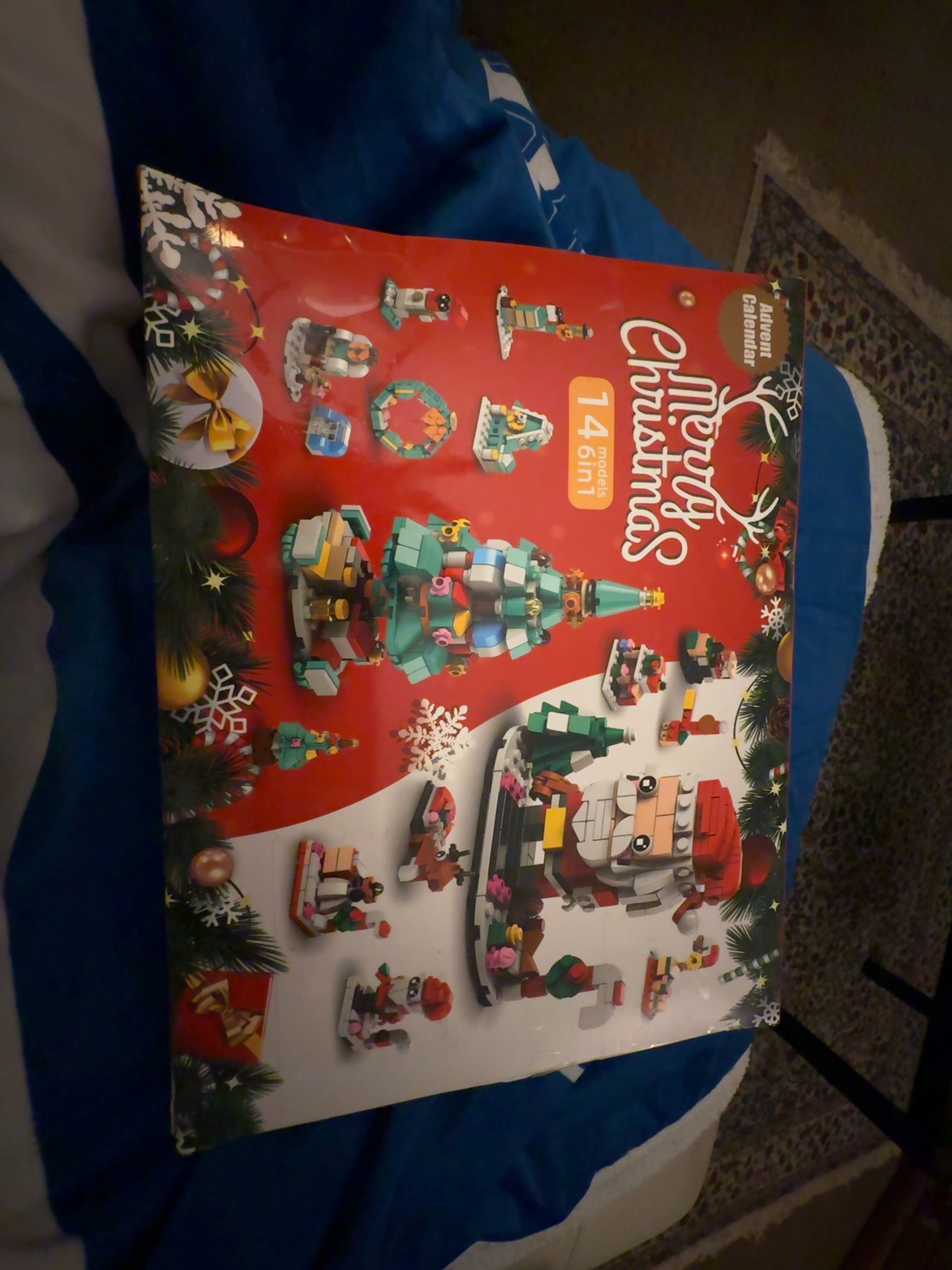 Joyfy Christmas Advent Calendar Building Blocks Set