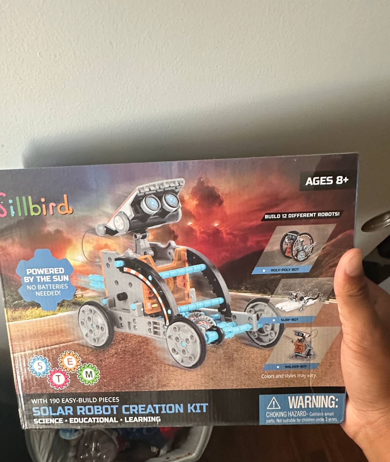 Sillbird 12-in-1 Solar Robot Creation Kit
