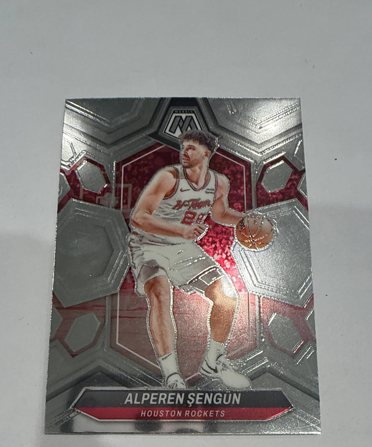 2021-22 Panini Mosaic Alperen Sengun Silver Prizm RC #211