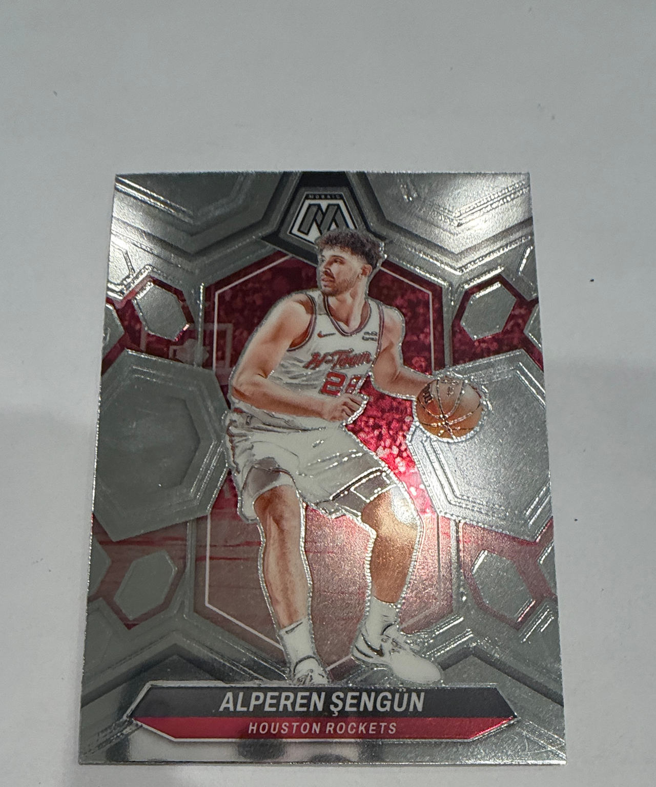 2021-22 Panini Mosaic Alperen Sengun Silver Prizm RC #211