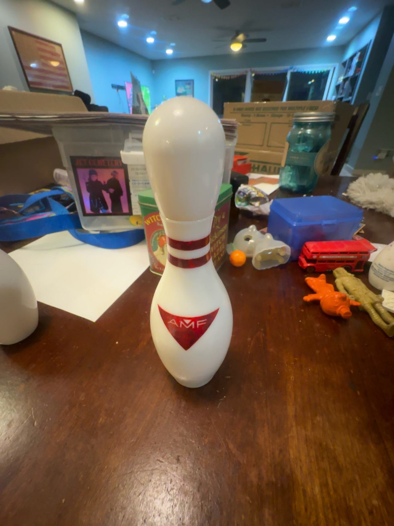 Avon Vintage Bowling Pin Perfume Decanter Bottle
