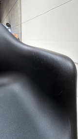 Mid-Century Modern Black Accent Chair set of 2 - Image 2