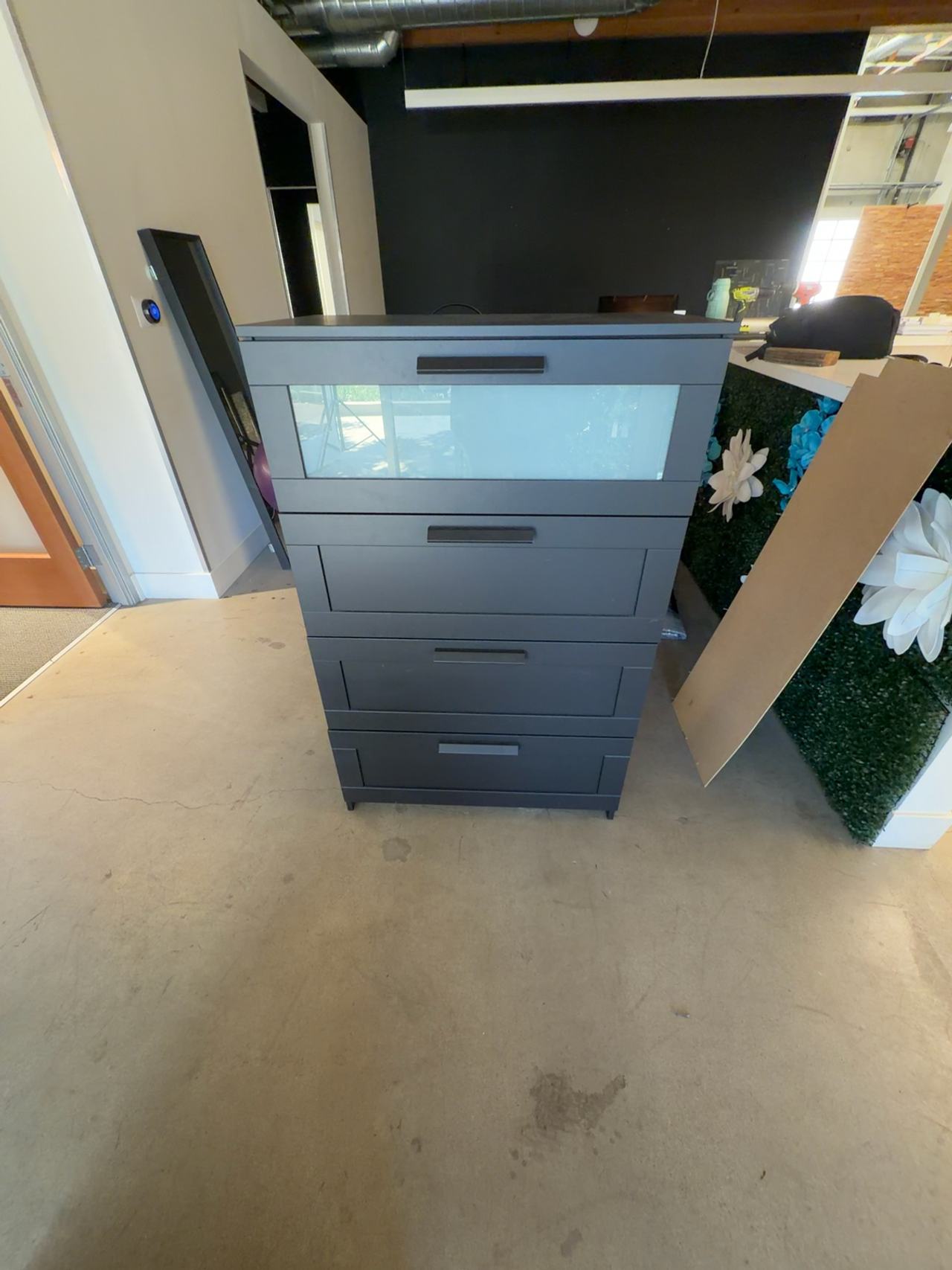 IKEA Brimnes 4-Drawer Chest Black
