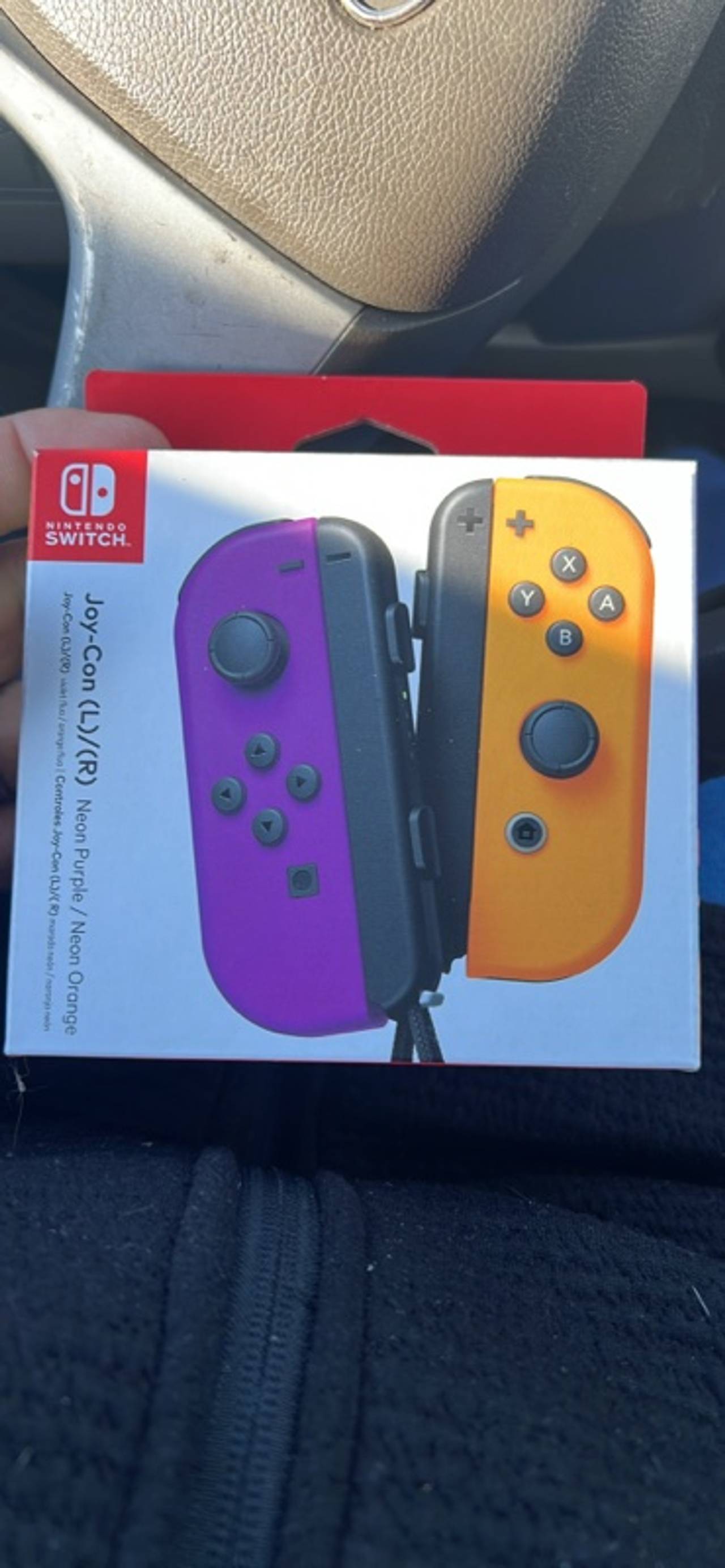 Nintendo Switch Joy-Con Neon Purple/Neon Orange (L/R)