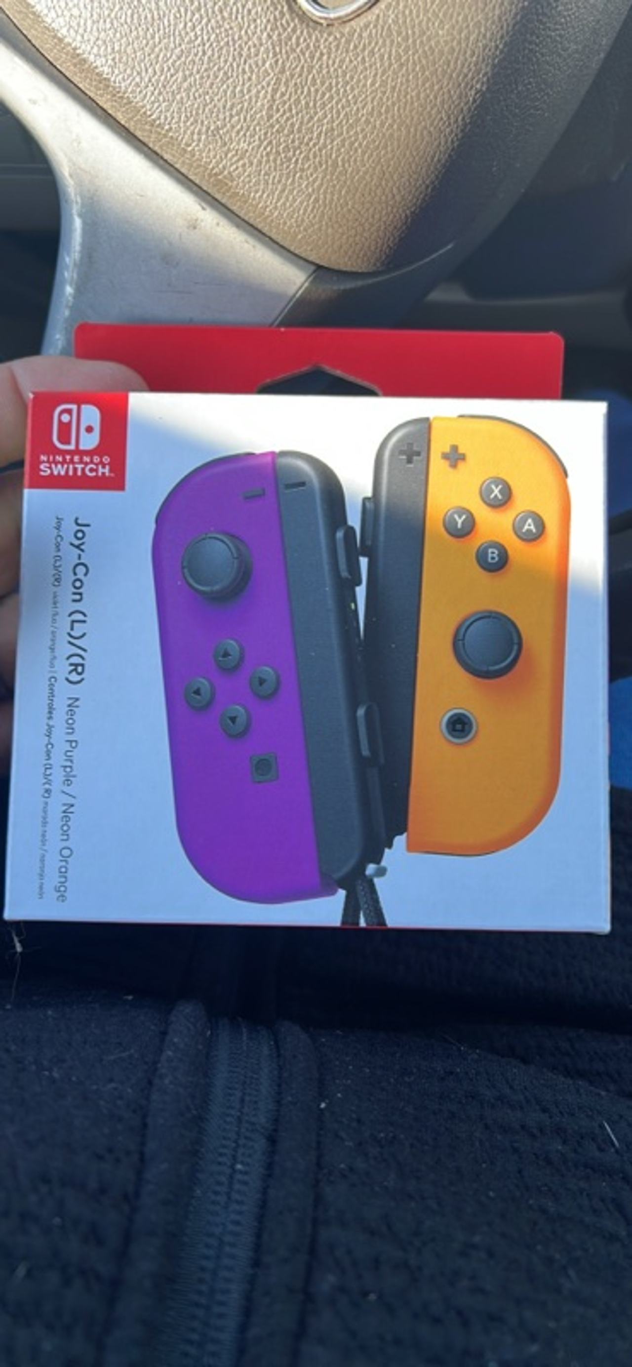 Nintendo Switch Joy-Con Neon Purple/Neon Orange (L/R)