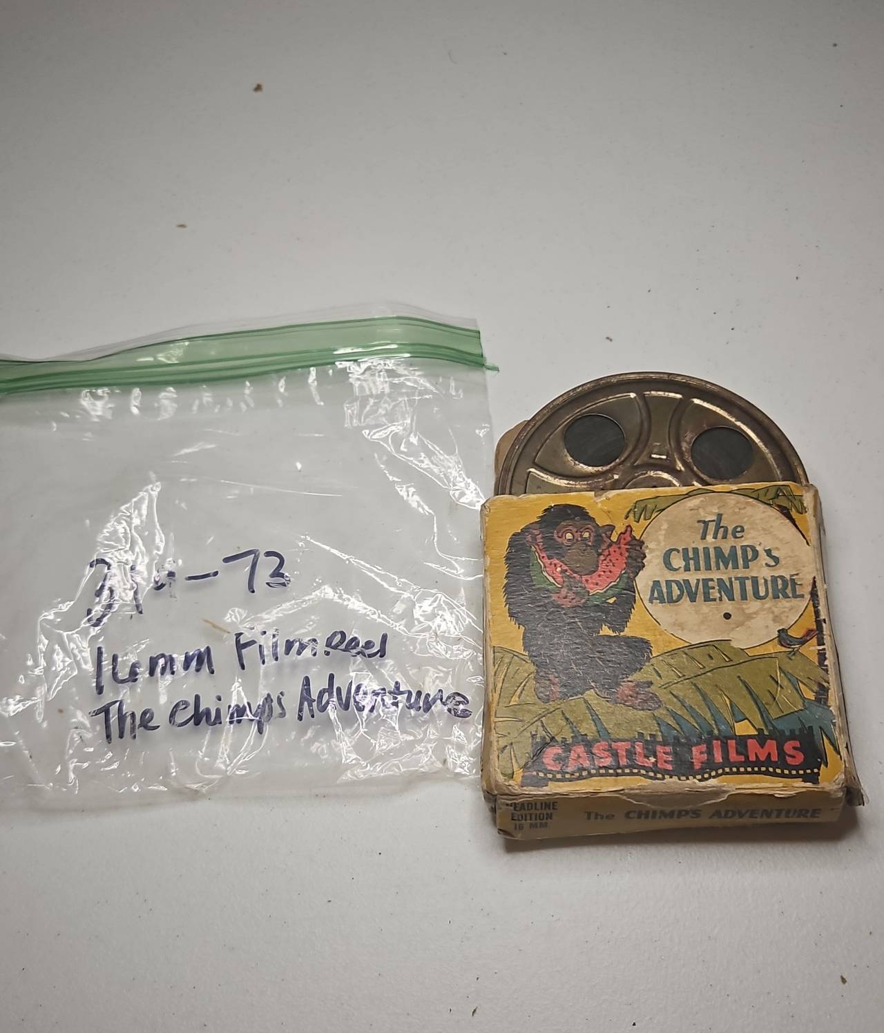 Castle Films The Chimp's Adventure 16mm Film Reel