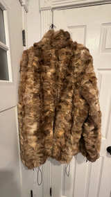 Mr Biggs Brown Fur Coat X-Large Women’s Ladies Men’s Unisex Statement Jacket - Image 7