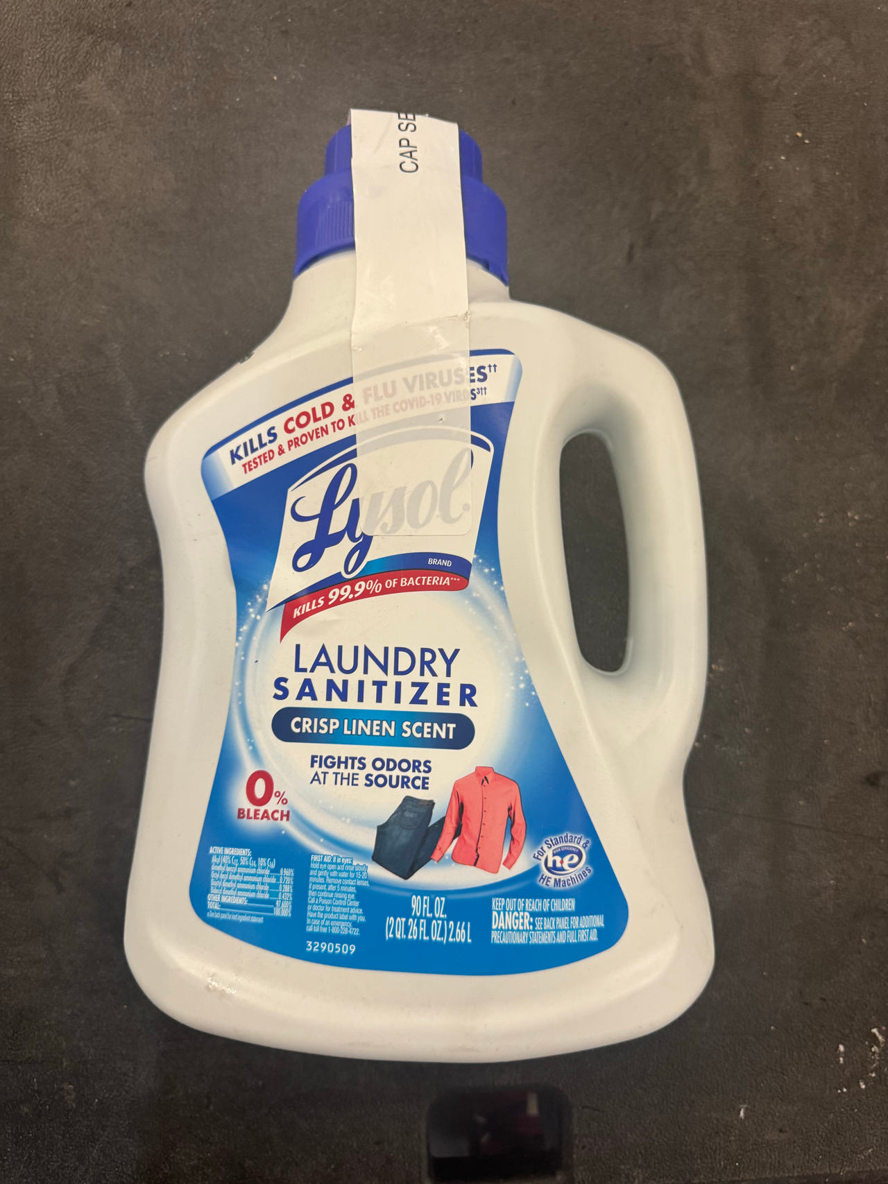 Lysol Laundry Sanitizer Crisp Linen Scent 90 fl oz
