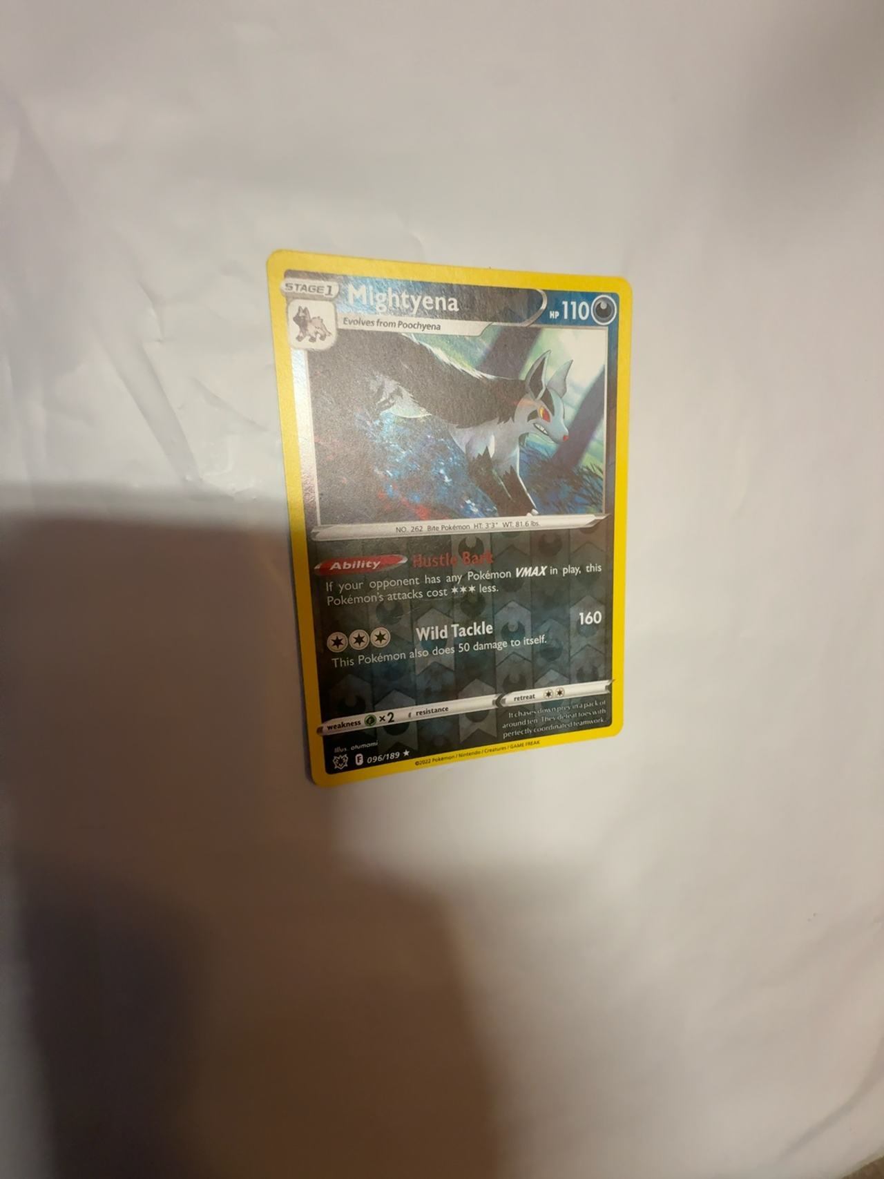 Pokemon Mightyena Astral Radiance 096/189 Rare