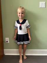 Toddler 2T Croatia Sailor Onesie Dress - Image 7