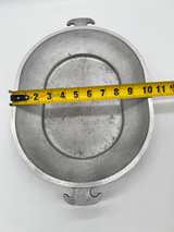 Vintage Guardian Service Hammered Aluminum Oval Serving Tray Platter Lid 13” - Image 4