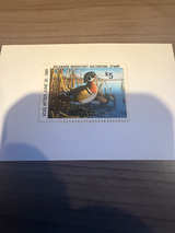 1988 Delaware Duck Stamp Wood Ducks - Image 1
