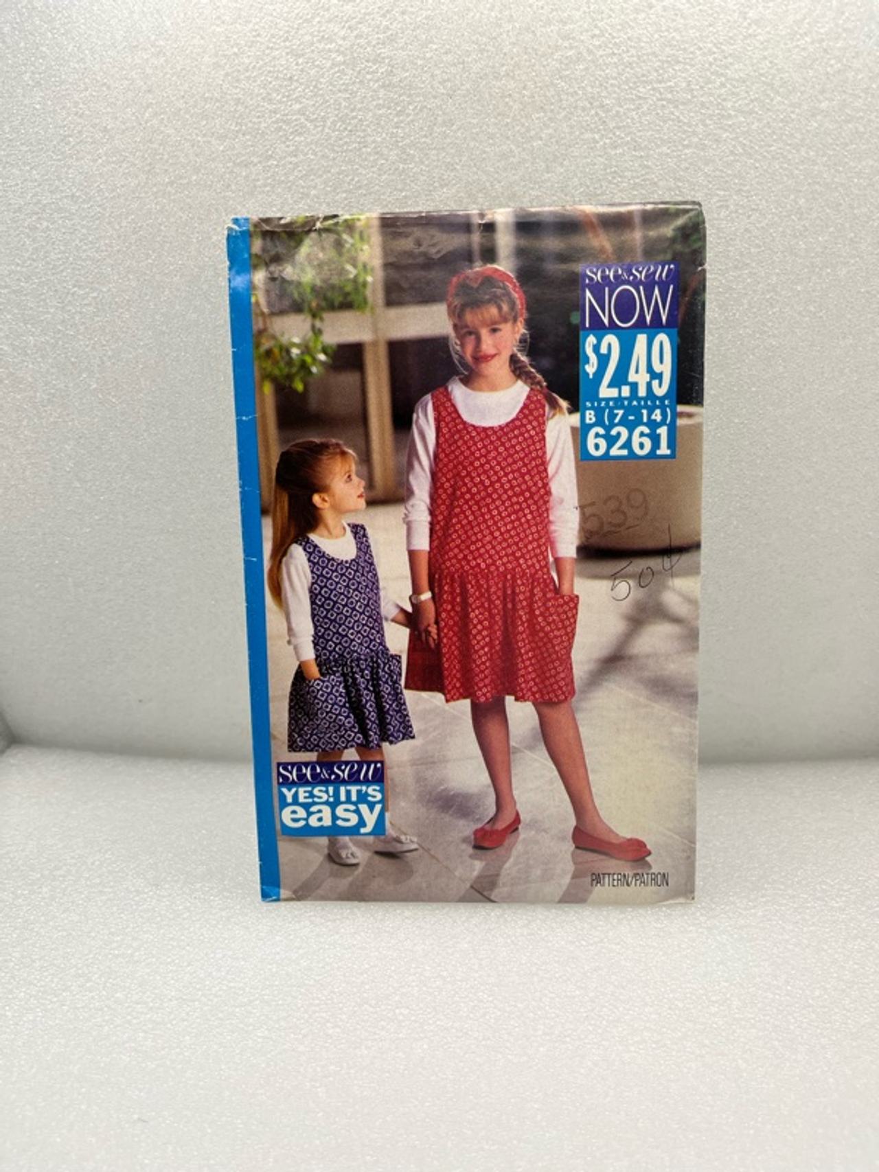 Butterick 5552 Children's Jumpsuit and Top Sewing Pattern