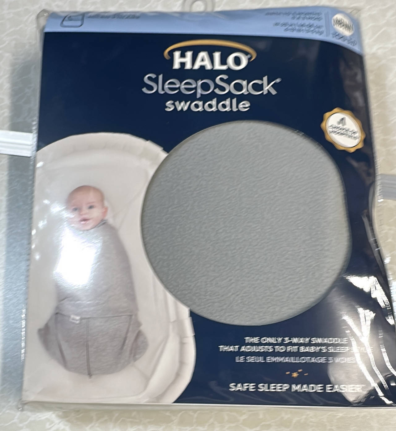 HALO SleepSack Swaddle Micro-Fleece Heather Gray