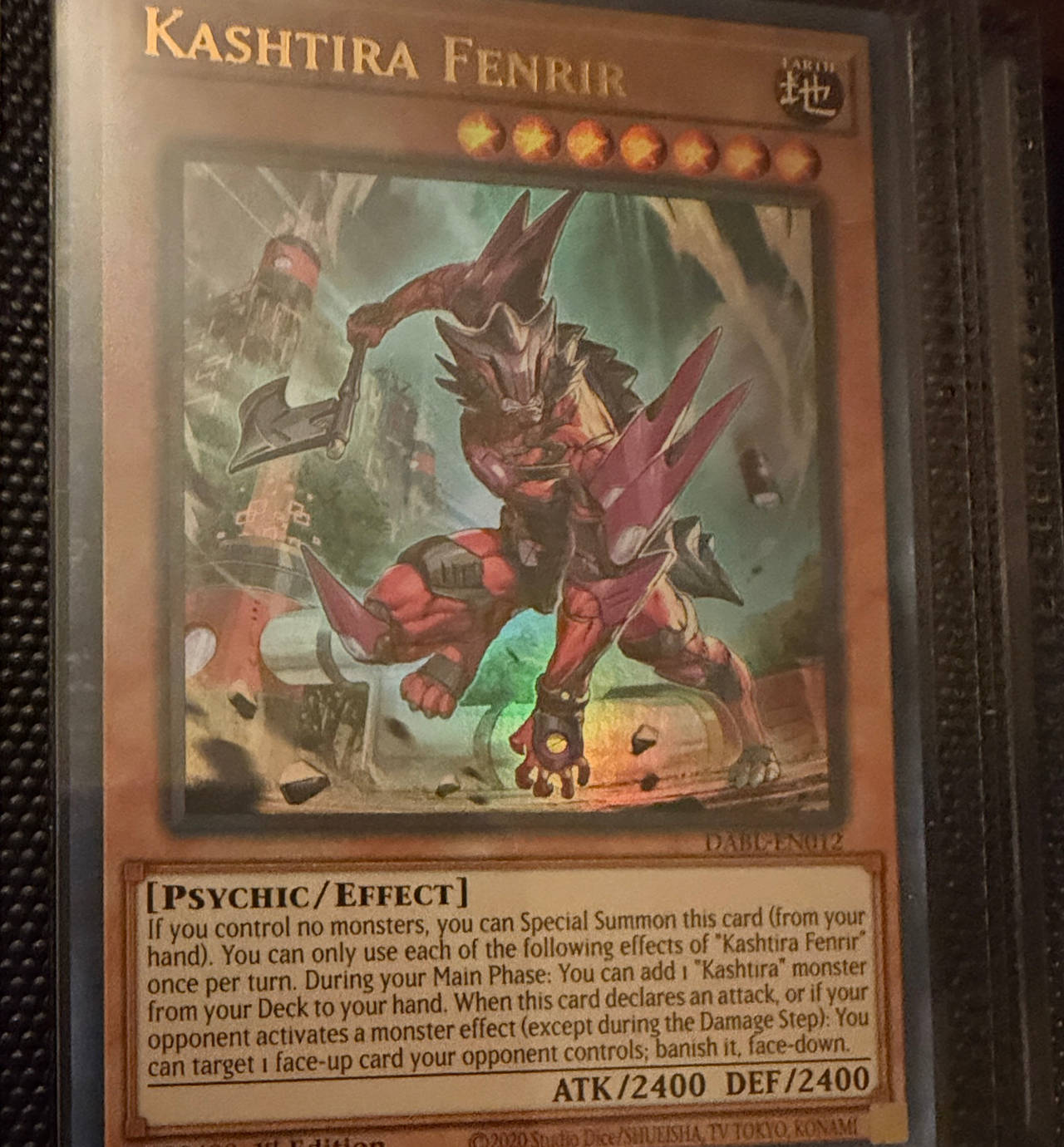 Yu-Gi-Oh! TCG Kashtira Fenrir DABL-EN012 Ultra Rare
