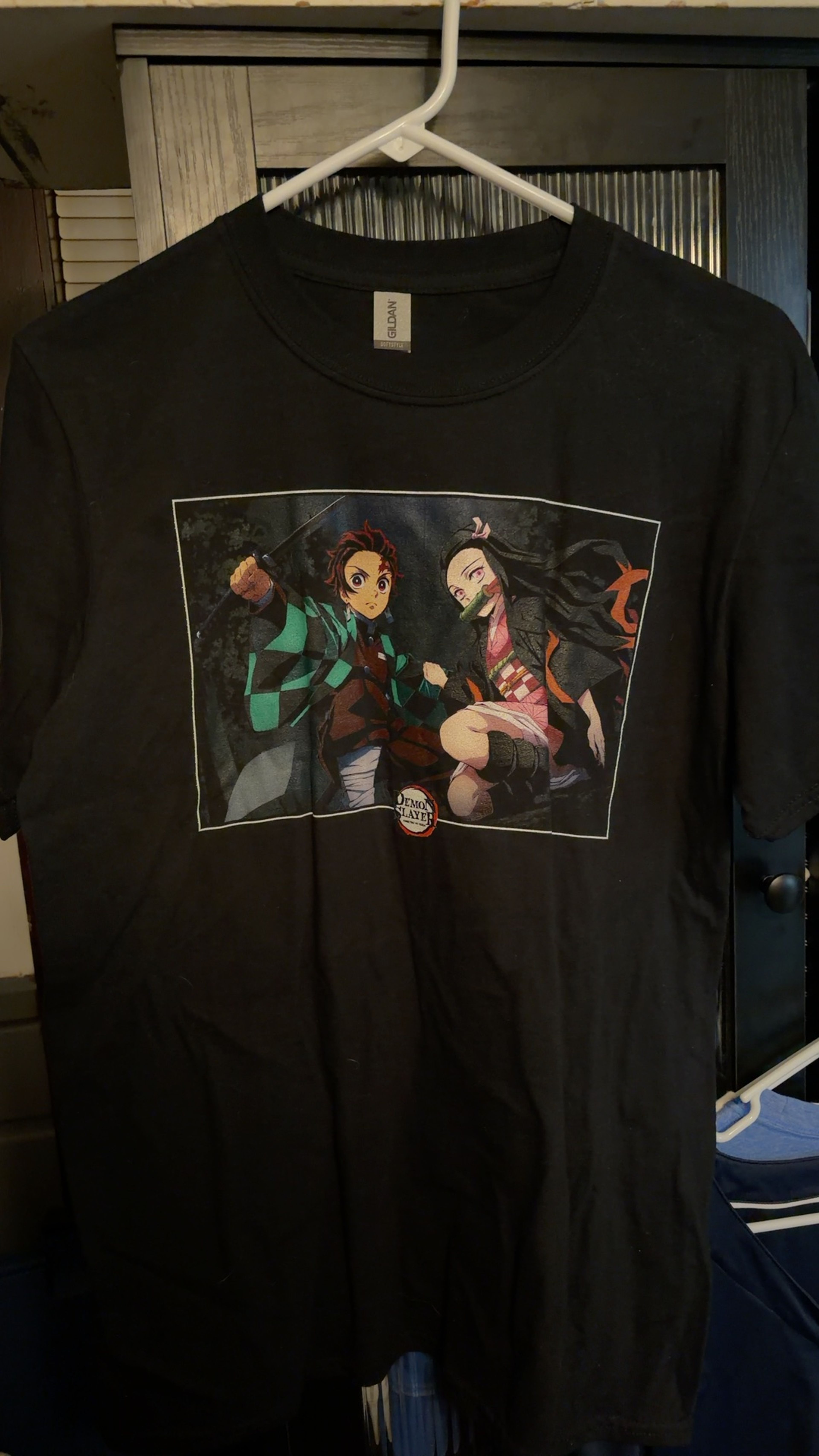 Demon Slayer Tanjiro & Nezuko Black Graphic T-Shirt