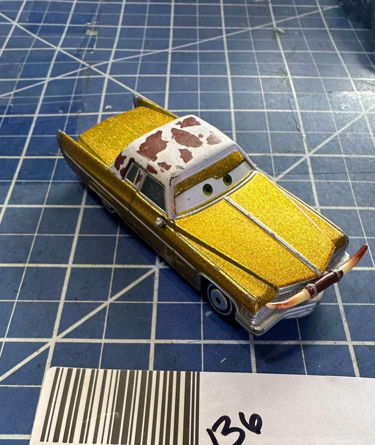 Mattel Disney Pixar Cars TEX DINOCO Die-Cast Car. 136