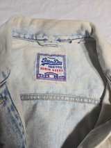 Vintage Superdry Light Wash Denim Trucker Jacket US 6 - Image 5