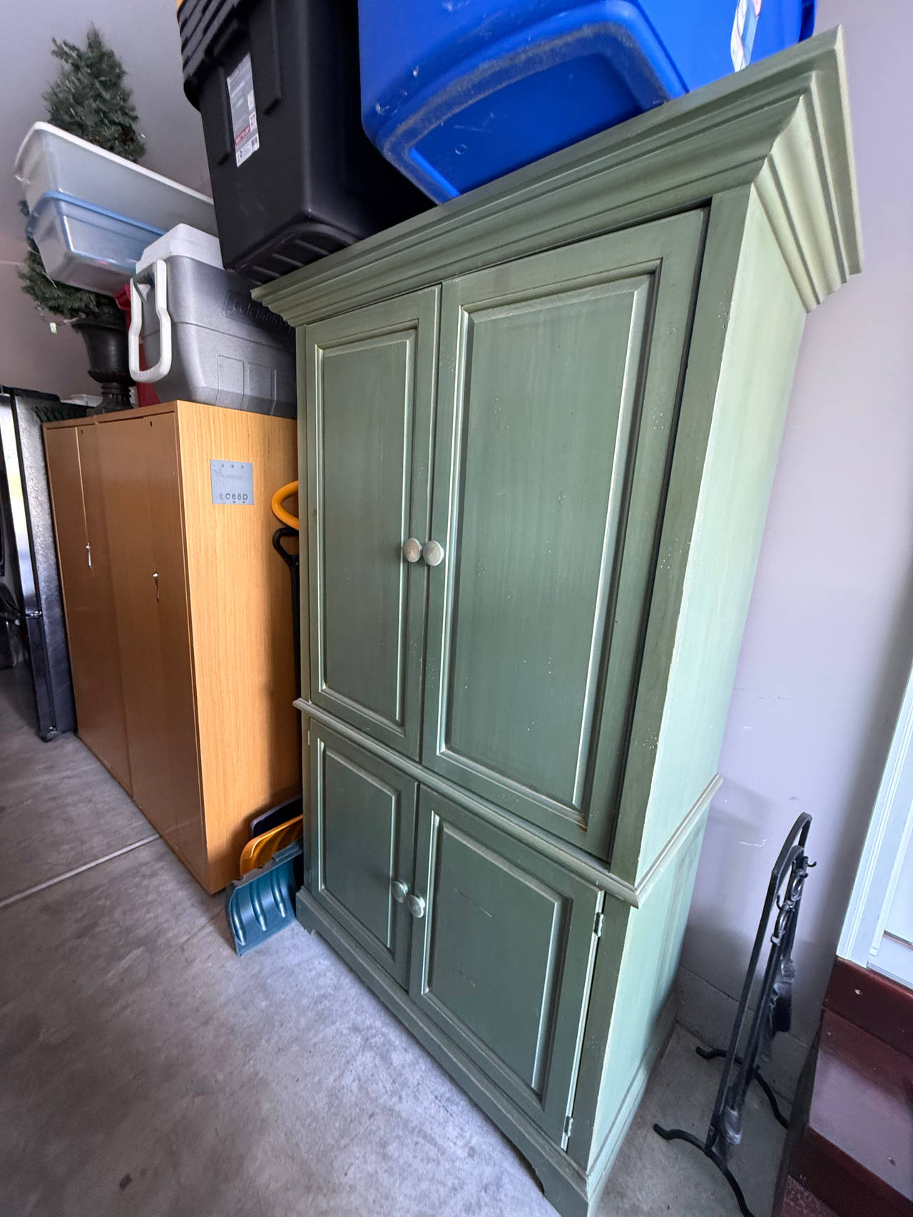 Wooden Armoire Cabinet