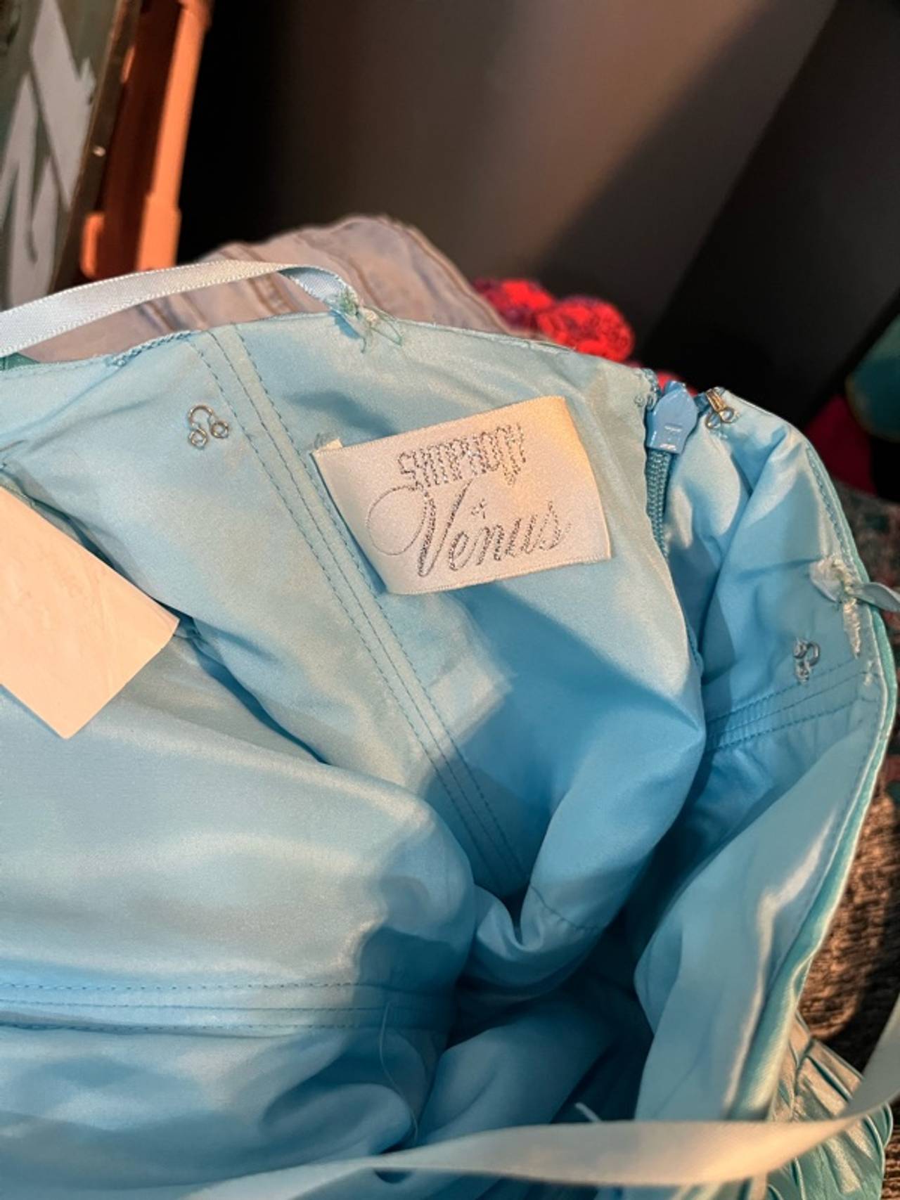 Vintage Blue Formal Dress