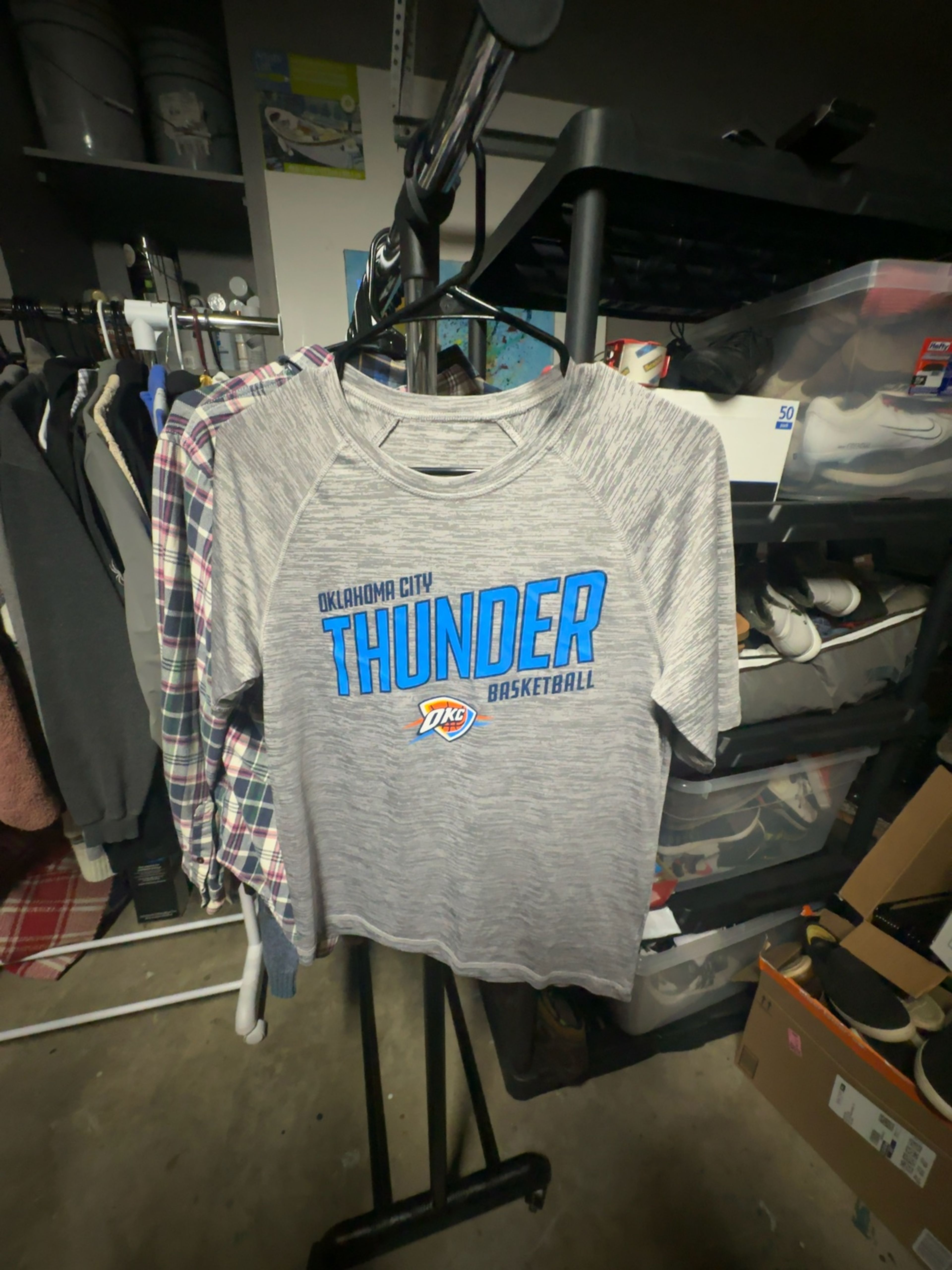 NBA Oklahoma City Thunder T-Shirt Dry Fit Size small unisex