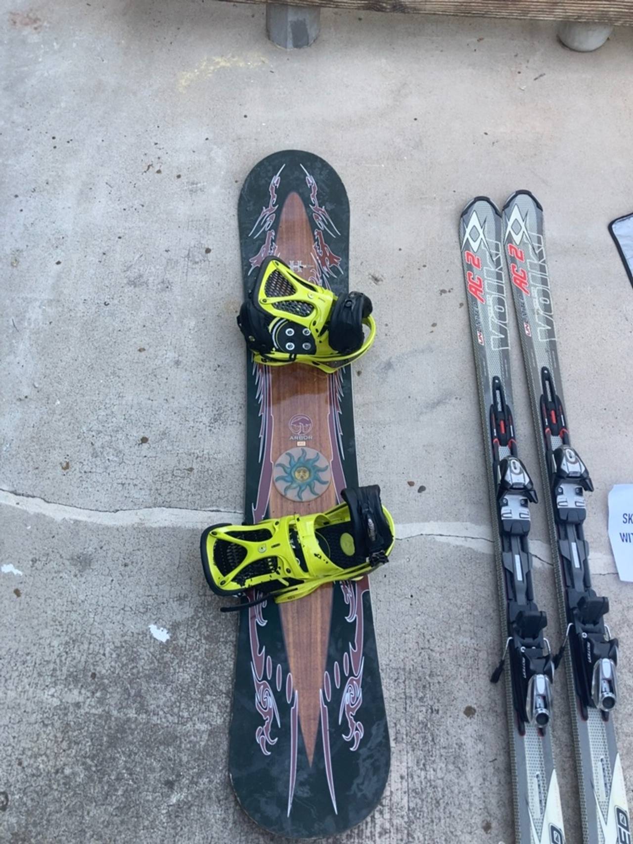 Arbor Heritage Snowboard Black 154cm