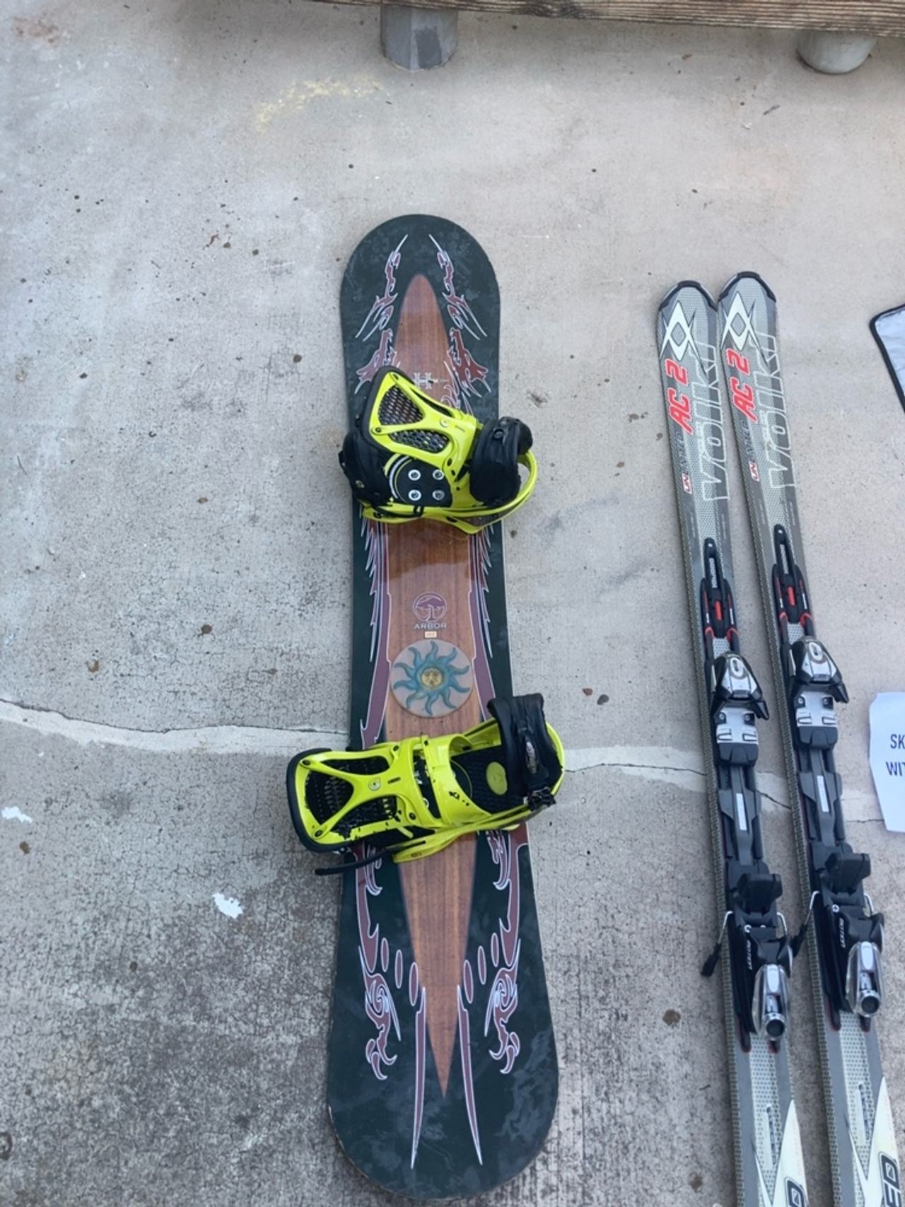 Arbor Heritage Snowboard Black 154cm