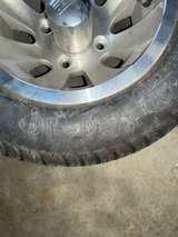 EZGO 10" Machined Aluminum Golf Cart Wheels and Tires - Image 5