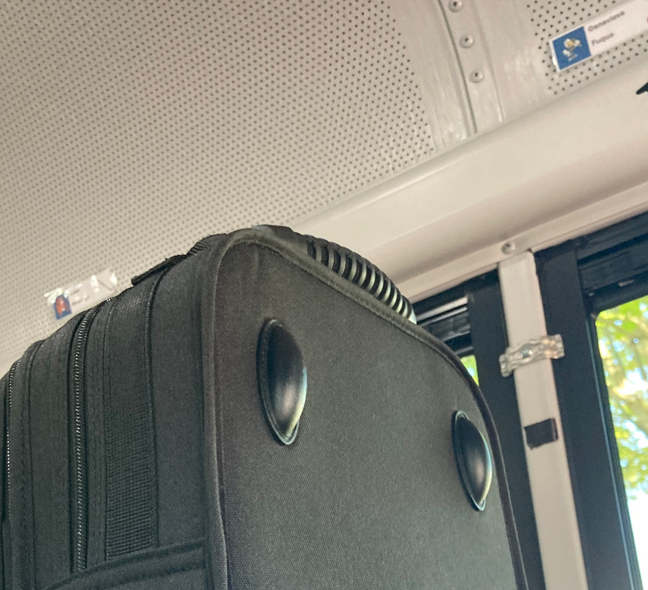Black Softside Rolling Suitcase