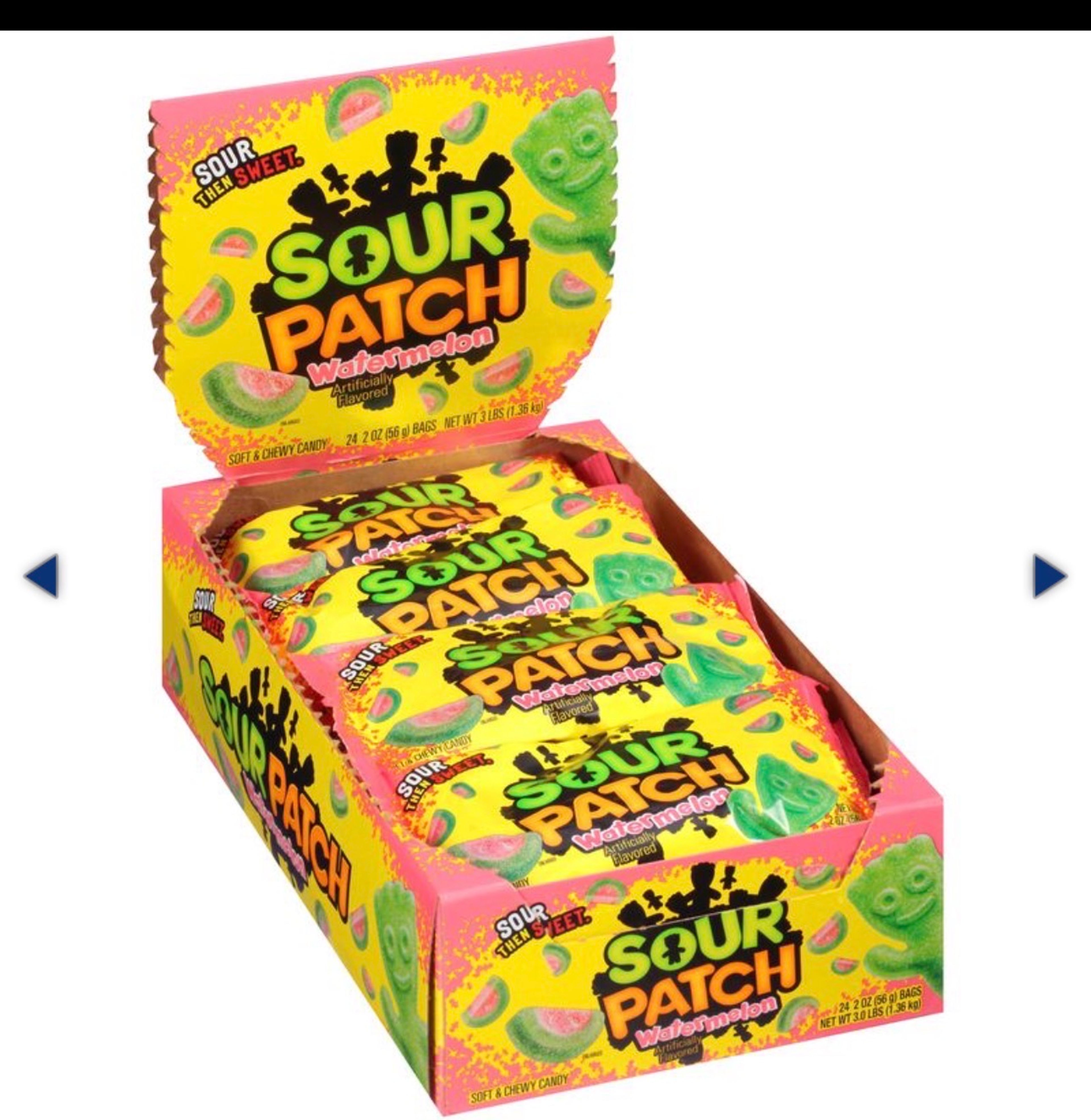 Sour Patch Kids Watermelon Candy 24 Count Box - Image 2