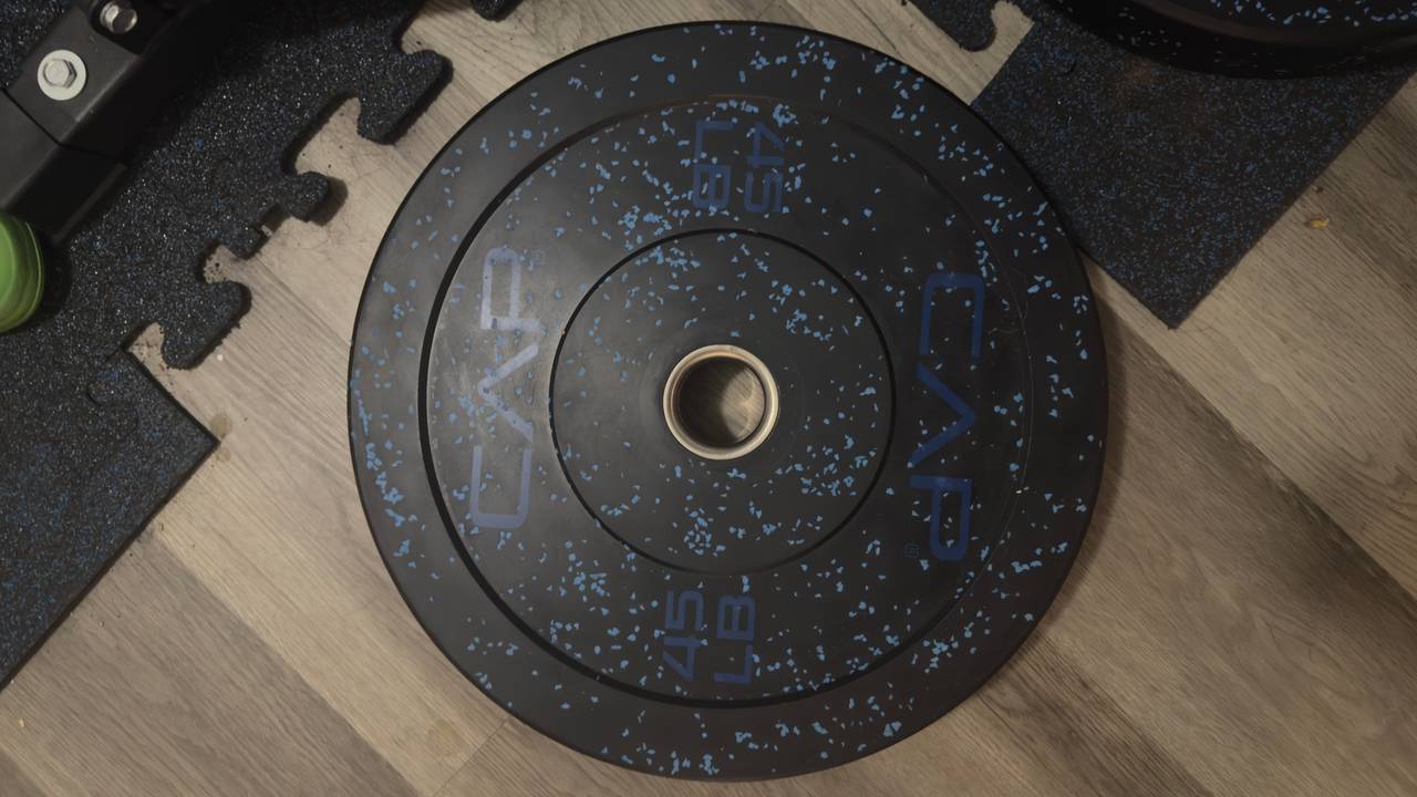 CAP Bumper plates 45x2 25x2 10x2 160lb total
