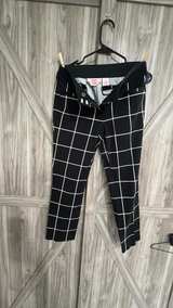Vintage Candie's Audrey Windowpane Plaid Ankle Pants size 9 - Image 2