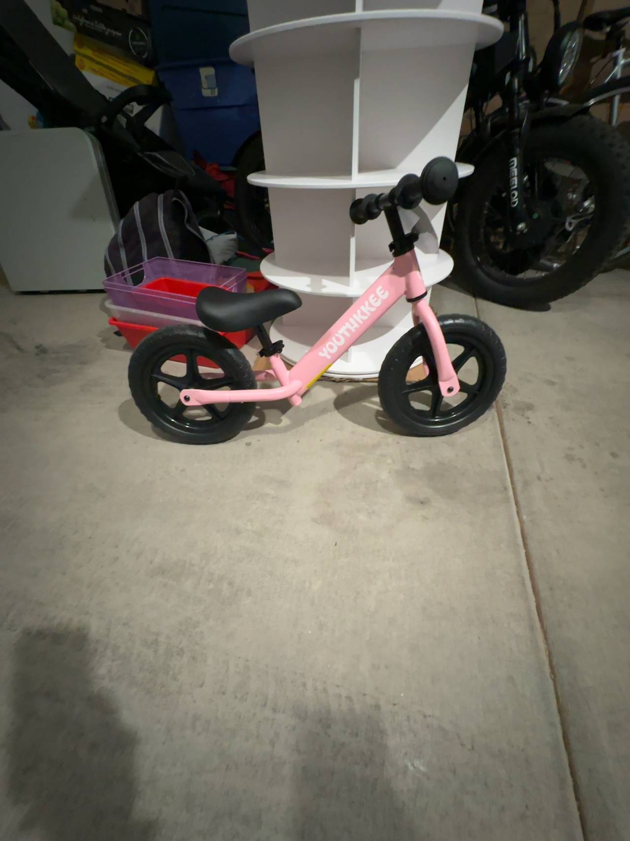 Youthkkee 12-Inch Toddler Balance Bike Pink