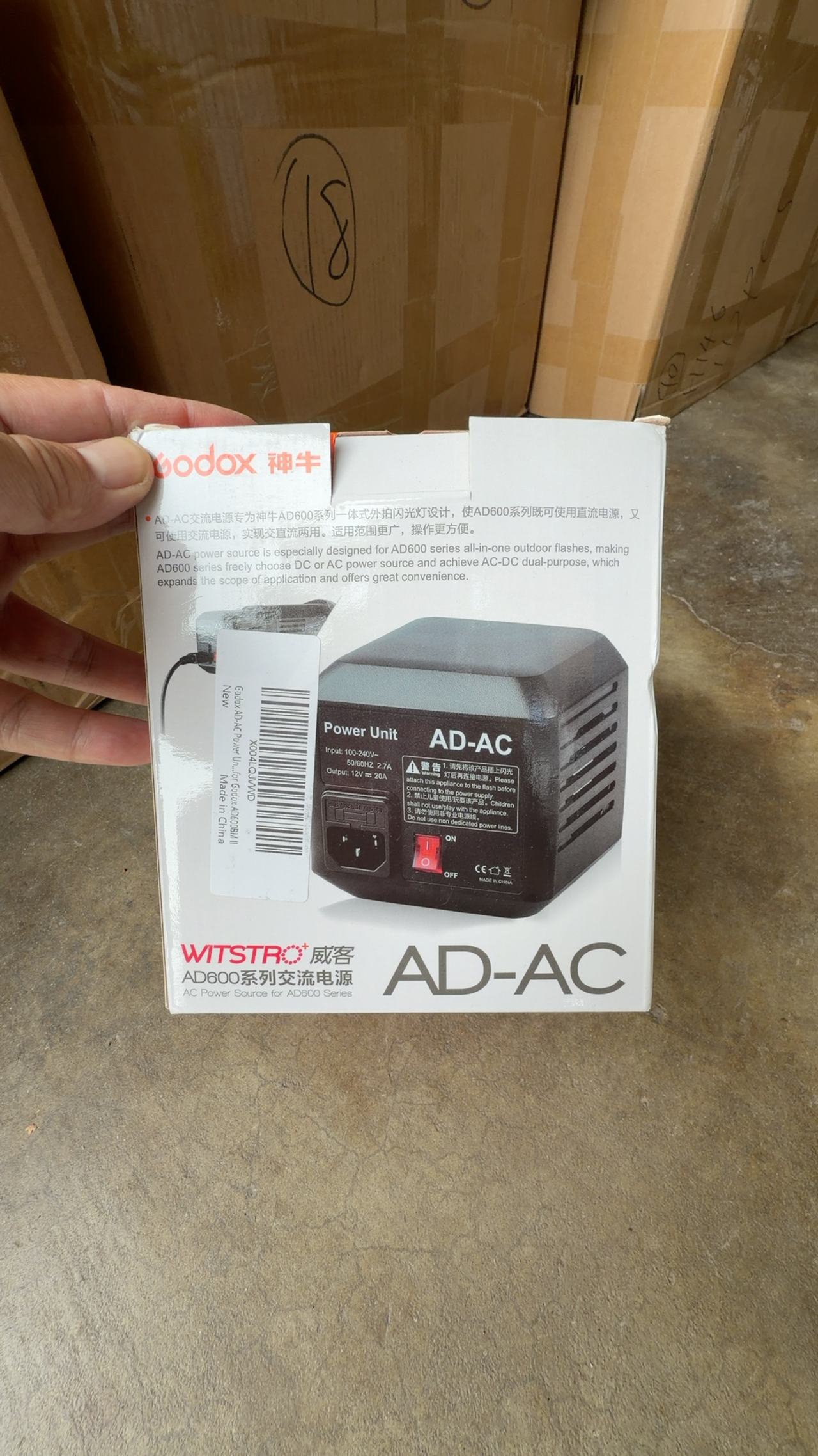 Godox AD-AC Power Source Adapter for AD600B/AD600BM