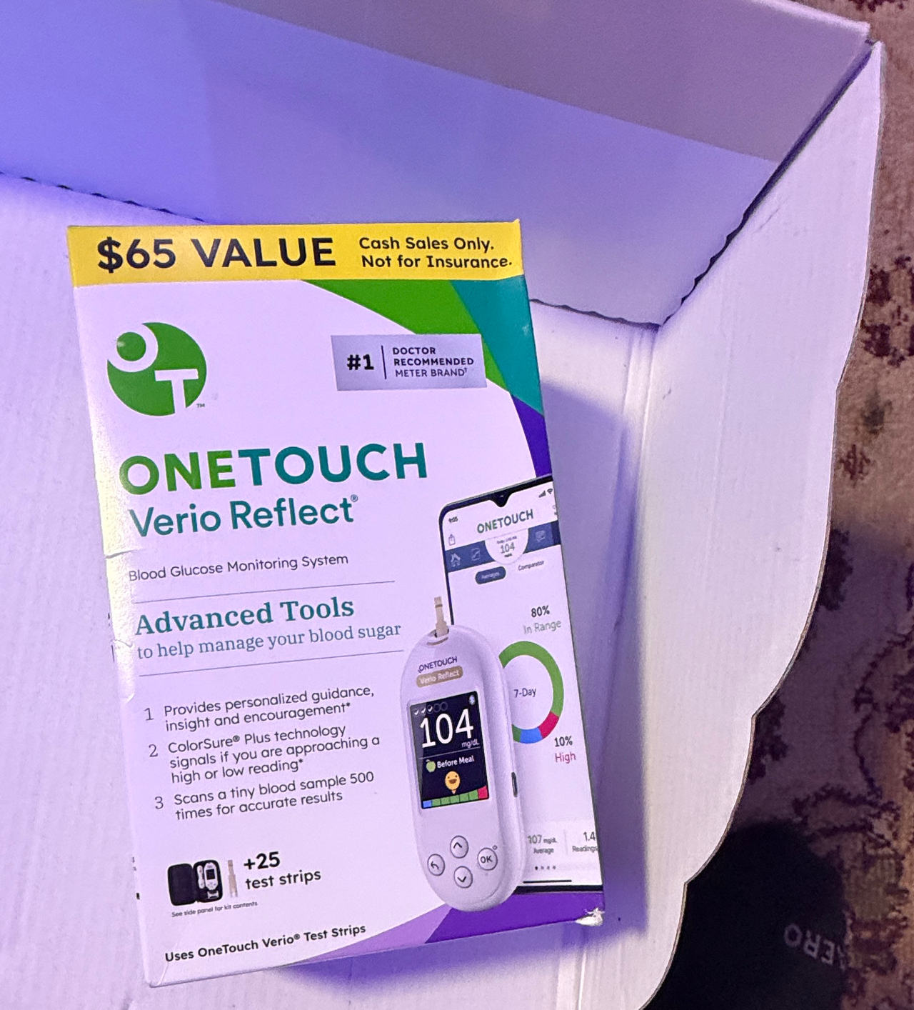 OneTouch Verio Reflect Blood Glucose Monitoring System