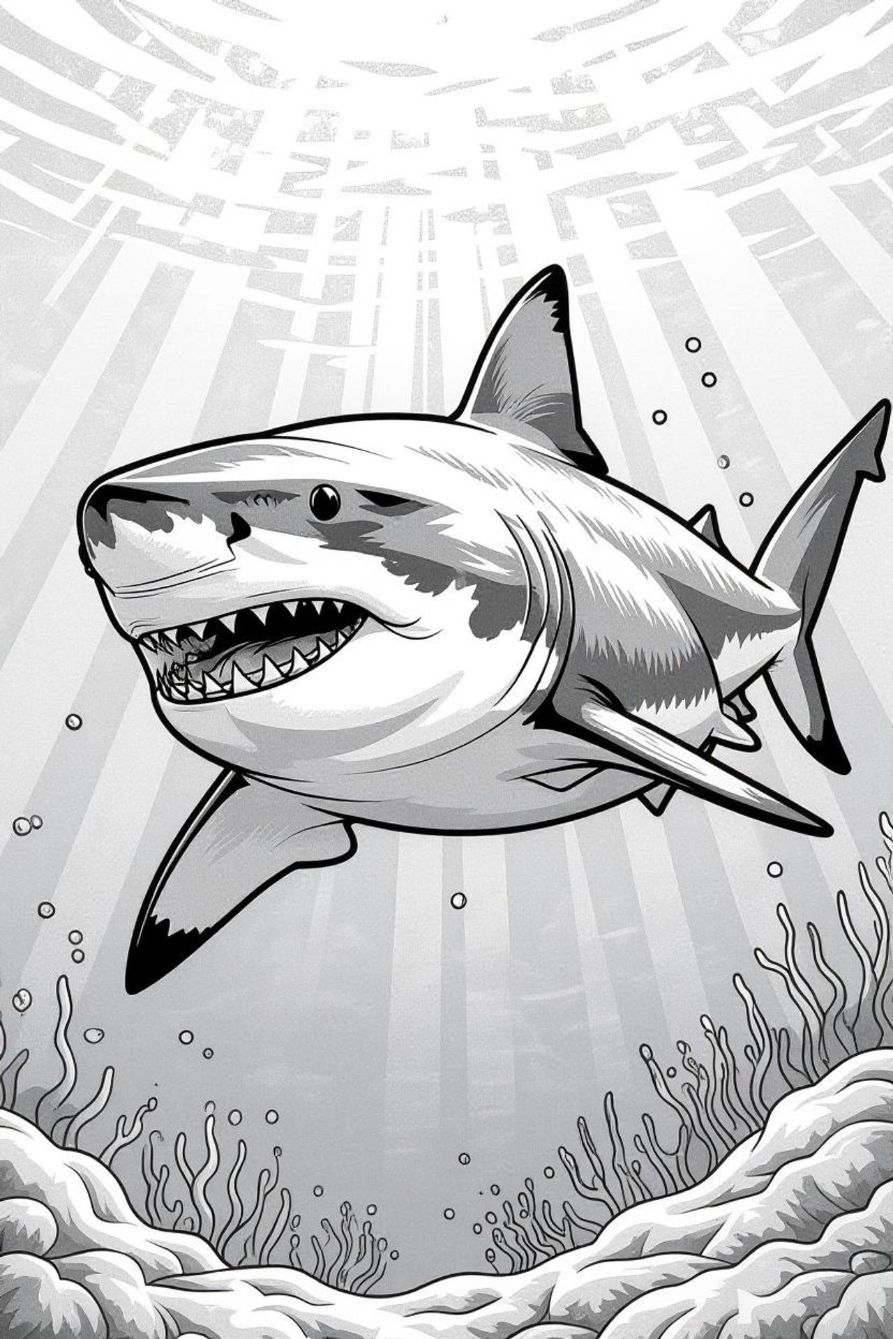 Shark Art Print