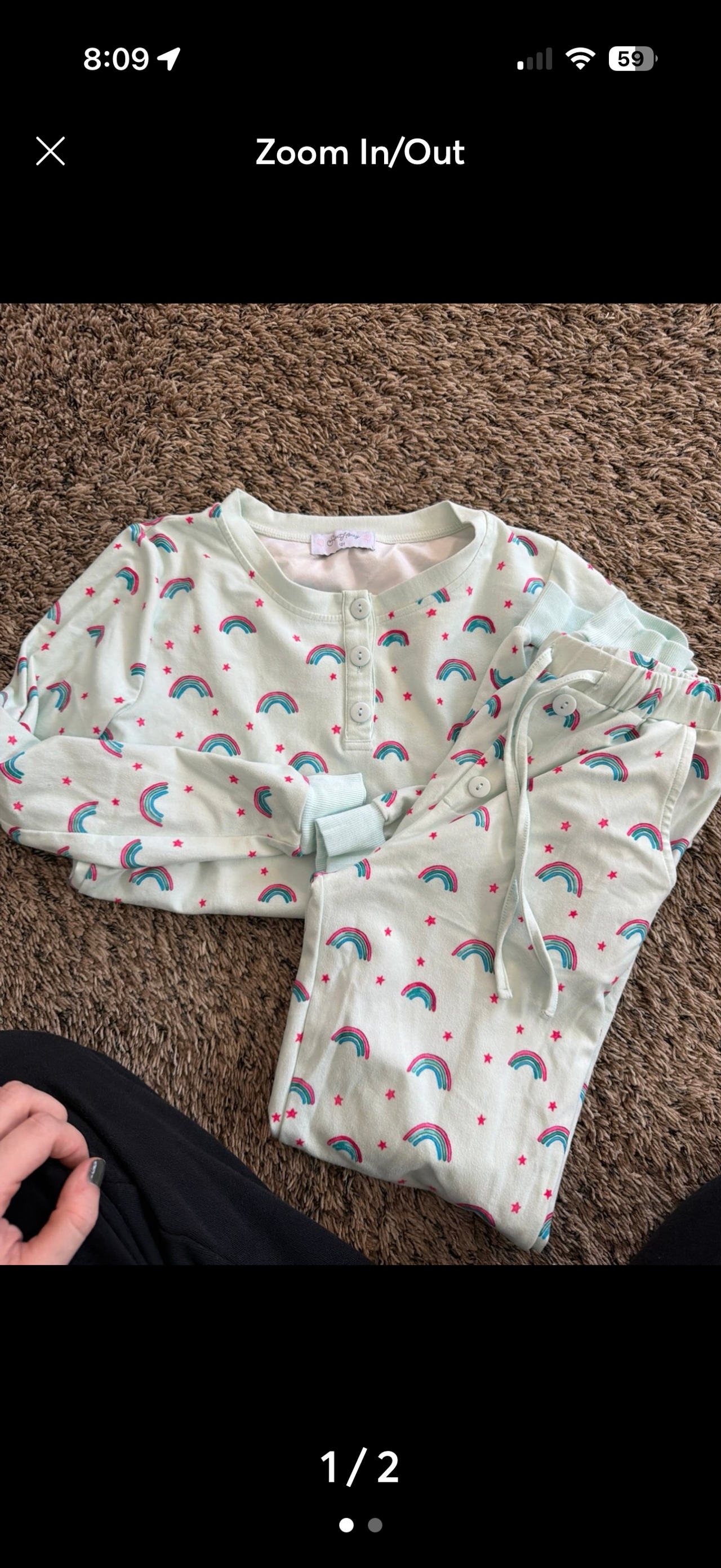 SweetHoney Rainbow Star Pajamas