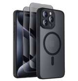 Designed for iPhone 15 Pro Max Case, Compatible with MagSafe, with Privacy Scree - Image 1