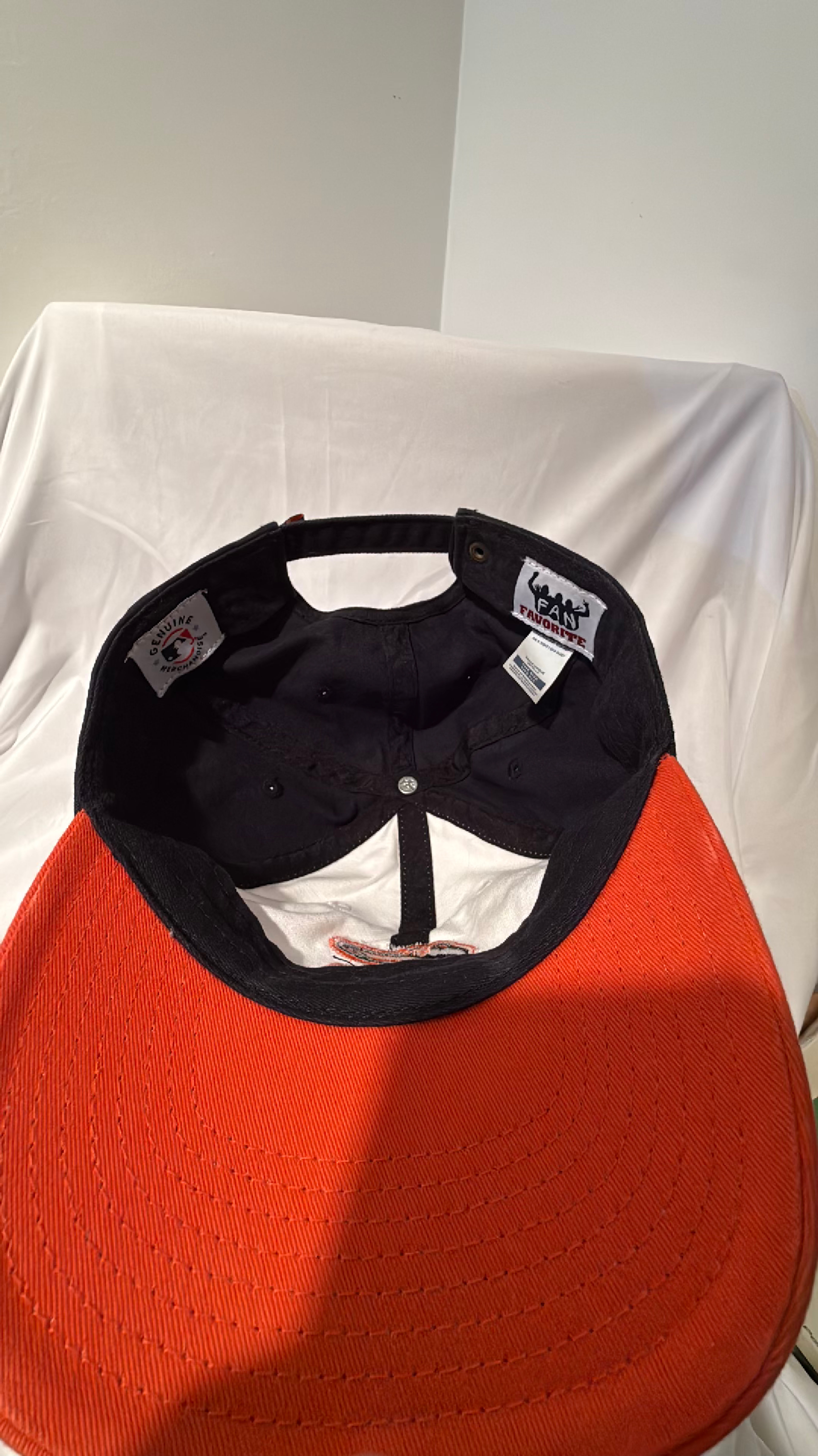 Baltimore Orioles Clean Up Strapback Hat – White/Black/Orange - Image 2