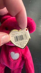 Ty Beanie Baby “Valentina” Bear – Rare (KR) Tush Tag Variant – Retired 1998  - Image 4